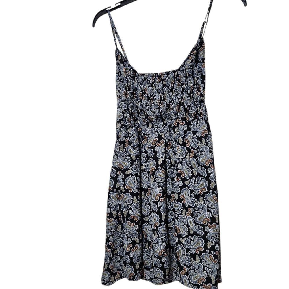 I Love Joah Mini Dress Size Medium Paisley Pattern Sleeveless Pockets.   New - Picture 7 of 12